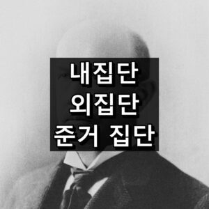 섬너의 사회 집단 분류, 내집단, 외집단, 준거집단 정리