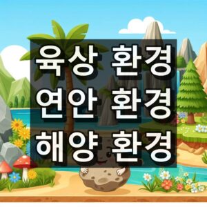 육상 환경 연안 환경 해양 환경 퇴적 환경