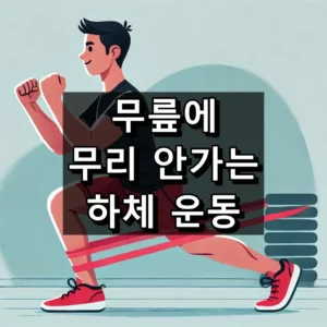 무릎에 무리 안가는 하체 운동 정리