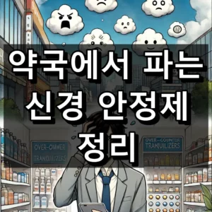 약국에서 파는 신경안정제 대표 이미지