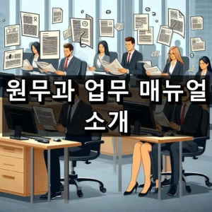 원무과 업무 매뉴얼 소개